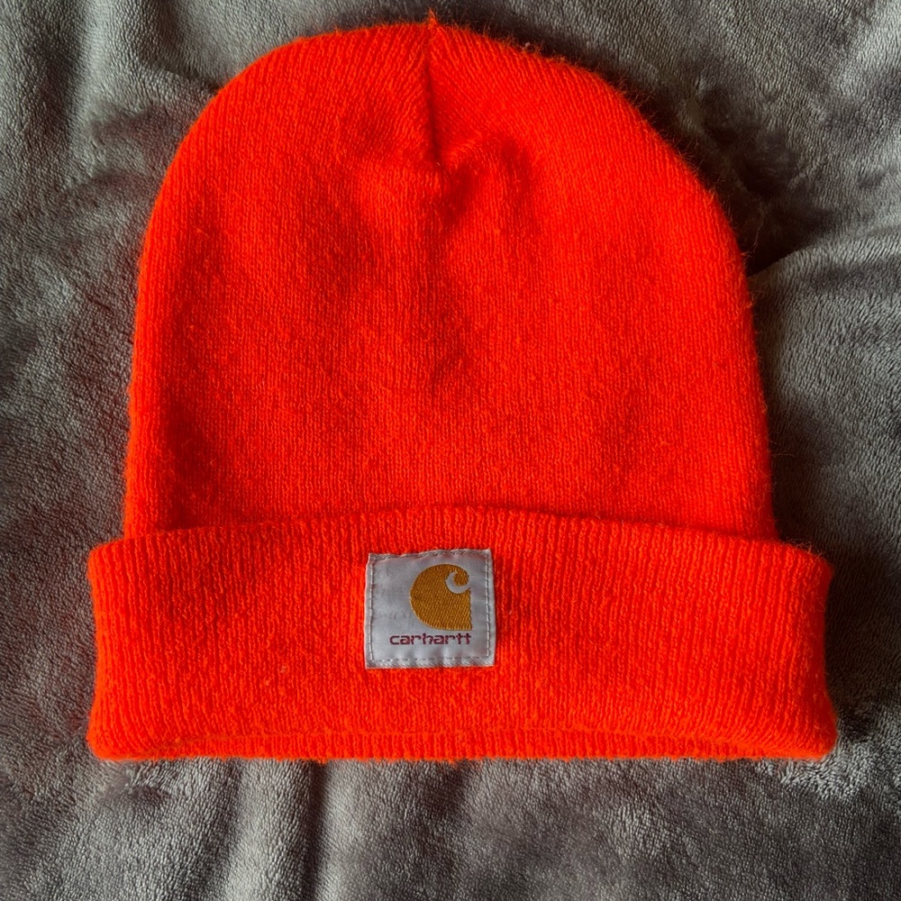 Simple Orange Carhartt Beanie